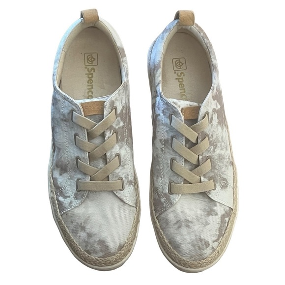 SPENCO Women's 11B Malibu 21 Blue Tie Dye Slip On Orthotic Sneakers Shoes - Picture 1 of 7